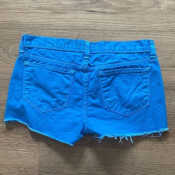 J Brand Blue Bonnet Cut Off Shorts Size 27/4 - Bright and Vibrant Color! 💙 - Picture 4 of 9